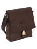 Camel Active Torebka "Journey" w kolorze ciemnobrązowym - 22 x 26 x 7 cm