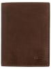 Camel Active Leder-Geldbörse "Thai" in Cognac - (B)9,5 x (H)12,5 x (T)2 cm