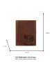Camel Active Leder-Geldbörse "Nepal" in Dunkelbraun - (B)10 x (H)12,5 x (T)2 cm