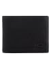 Camel Active Leder-Geldbörse "Osaka" in Schwarz - (B)12 x (H)9,5 x (T)2 cm