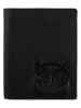 Camel Active Leder-Geldbörse "Nepal" in Schwarz - (B)10 x (H)12,5 x (T)2 cm