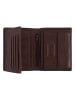 Camel Active Skórzany portfel "Panama" w kolorze ciemnobrązowym - 10 x 12,5 x 2 cm