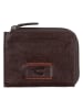 Camel Active Leder-Kartenetui "Panama" in Dunkelbraun - (B)10 x (H)7,5 x (T)1 cm