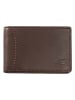 Camel Active Leder-Geldbörse "Cordoba" in Dunkelbraun - (B)11,5 x (H)8,5 x (T)2 cm