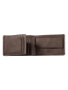 Camel Active Leder-Geldbörse "Cordoba" in Dunkelbraun - (B)11,5 x (H)8,5 x (T)2 cm
