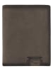 Camel Active Leren portemonnee "Dallas" grijs - (B)12,5 x (H)10 x (D)1,5 cm