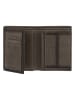 Camel Active Leren portemonnee "Dallas" grijs - (B)12,5 x (H)10 x (D)1,5 cm