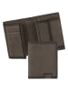 Camel Active Leren portemonnee "Dallas" grijs - (B)12,5 x (H)10 x (D)1,5 cm