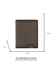 Camel Active Leren portemonnee "Dallas" grijs - (B)12,5 x (H)10 x (D)1,5 cm