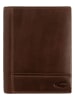 Camel Active Leren portemonnee "Tokyo" donkerbruin - (B)10 x (H)12,5 x (D)2 cm