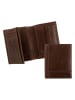 Camel Active Leder-Geldbörse "Tokyo" in Dunkelbraun - (B)10 x (H)12,5 x (T)2 cm