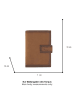 Camel Active Leder-Kartenetui "Dallas" in Cognac - (B)7 x (H)10 x (T)1,5 cm