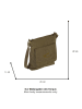 Camel Active Umhängetasche "Journey" in Khaki - (B)23 x (H)22 x (T)5 cm