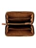 Camel Active Leder-Geldbörse "Wave" in Cognac - (B)19,5 x (H)10,5 x (T)2,5 cm
