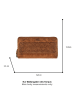 Camel Active Leren portemonnee "Wave" cognackleurig - (B)19,5 x (H)10,5 x (D)2,5 cm