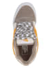 Vans Leder-Sneakers in Beige/ Orange