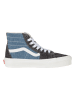 Vans Leder-Sneakers in Blau/ Anthrazit