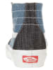 Vans Skórzane sneakersy w kolorze niebiesko-antracytowym