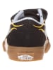 Vans Leren sneakers zwart/oranje