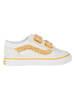 Vans Leren sneakers crème/oranje