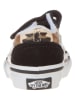 Vans Leren sneakers zwart/beige