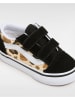 Vans Leren sneakers "Old Skool V" zwart/beige