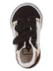Vans Leren sneakers zwart/beige