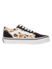 Vans Skórzane sneakersy w kolorze czarno-beżowym