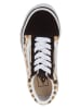 Vans Skórzane sneakersy w kolorze czarno-beżowym
