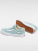 Vans Skórzane sneakersy "Old Skool" w kolorze turkusowym