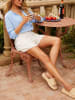LA Angels Bluse in Hellblau