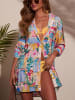 LA Angels Bluse in Pink/ Blau
