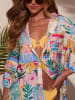 LA Angels Bluse in Pink/ Blau