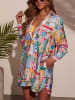LA Angels Bluse in Pink/ Blau