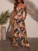 LA Angels Jumpsuit in Beige/ Anthrazit
