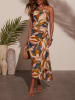 LA Angels Kleid in Beige/ Anthrazit
