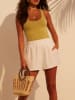LA Angels Shorts in Creme