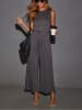 LA Angels Jumpsuit in Anthrazit