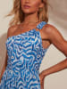 LA Angels Kleid in Blau/ Creme