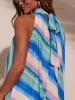 LA Angels Jurk blauw/turquoise/crème