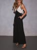 LA Angels Jumpsuit in Schwarz/ Creme