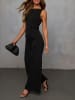 LA Angels Jumpsuit in Schwarz
