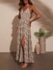 LA Angels Kleid in Creme/ Schwarz