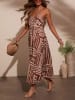 LA Angels Kleid in Braun/ Creme