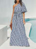 LA Angels Kleid in Dunkelblau/ Creme
