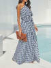 LA Angels Kleid in Dunkelblau/ Creme