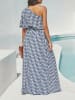 LA Angels Kleid in Dunkelblau/ Creme