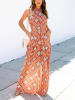 LA Angels Jumpsuit in Orange/ Rot