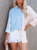 LA Angels Blouse lichtblauw/rosé