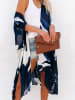 LA Angels Kimono in Dunkelblau/ Weiß